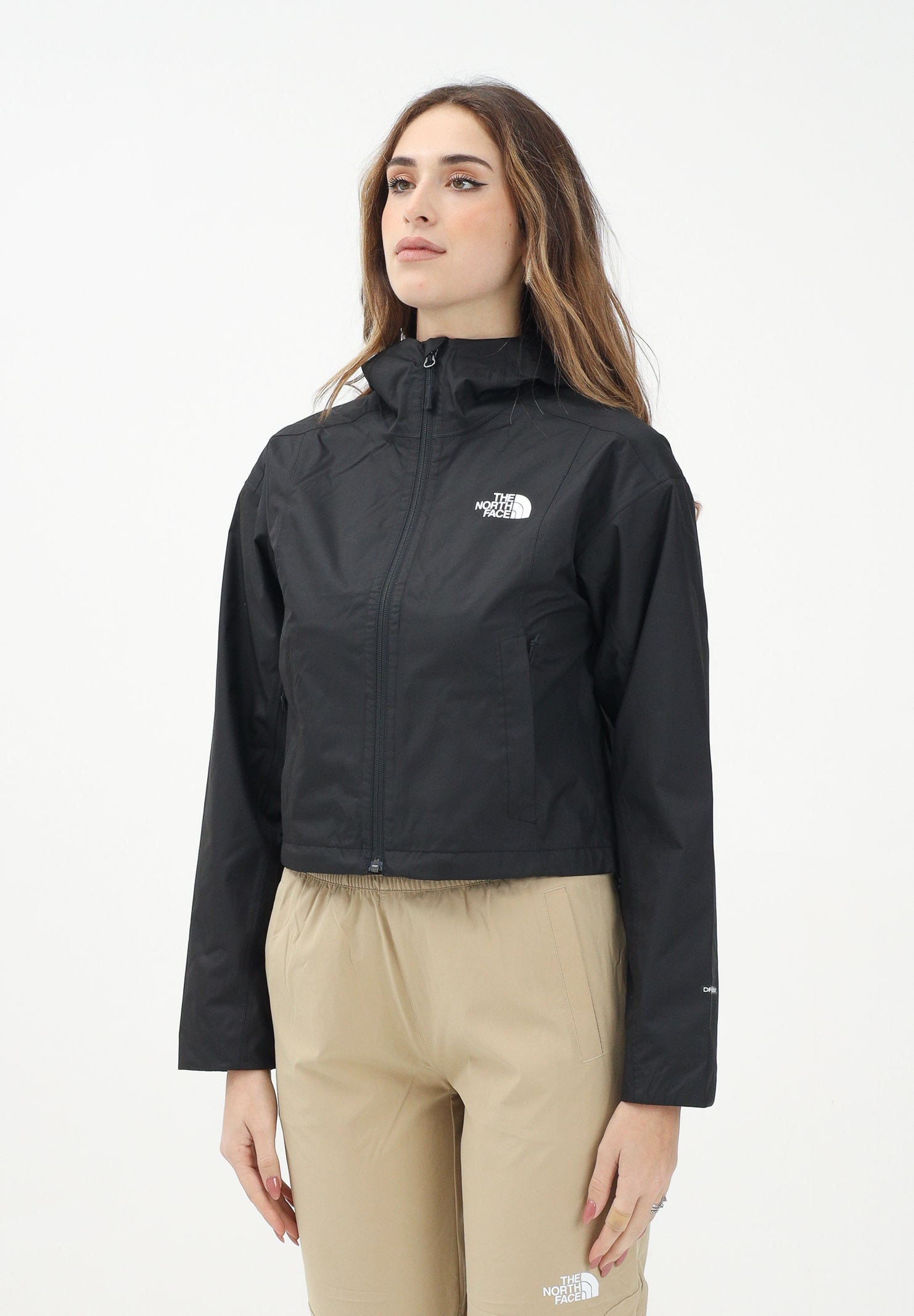 THE NORTH FACE Giacca a vento Quest nera da donna NF0A55EPJK31 . THE NORTH FACE 