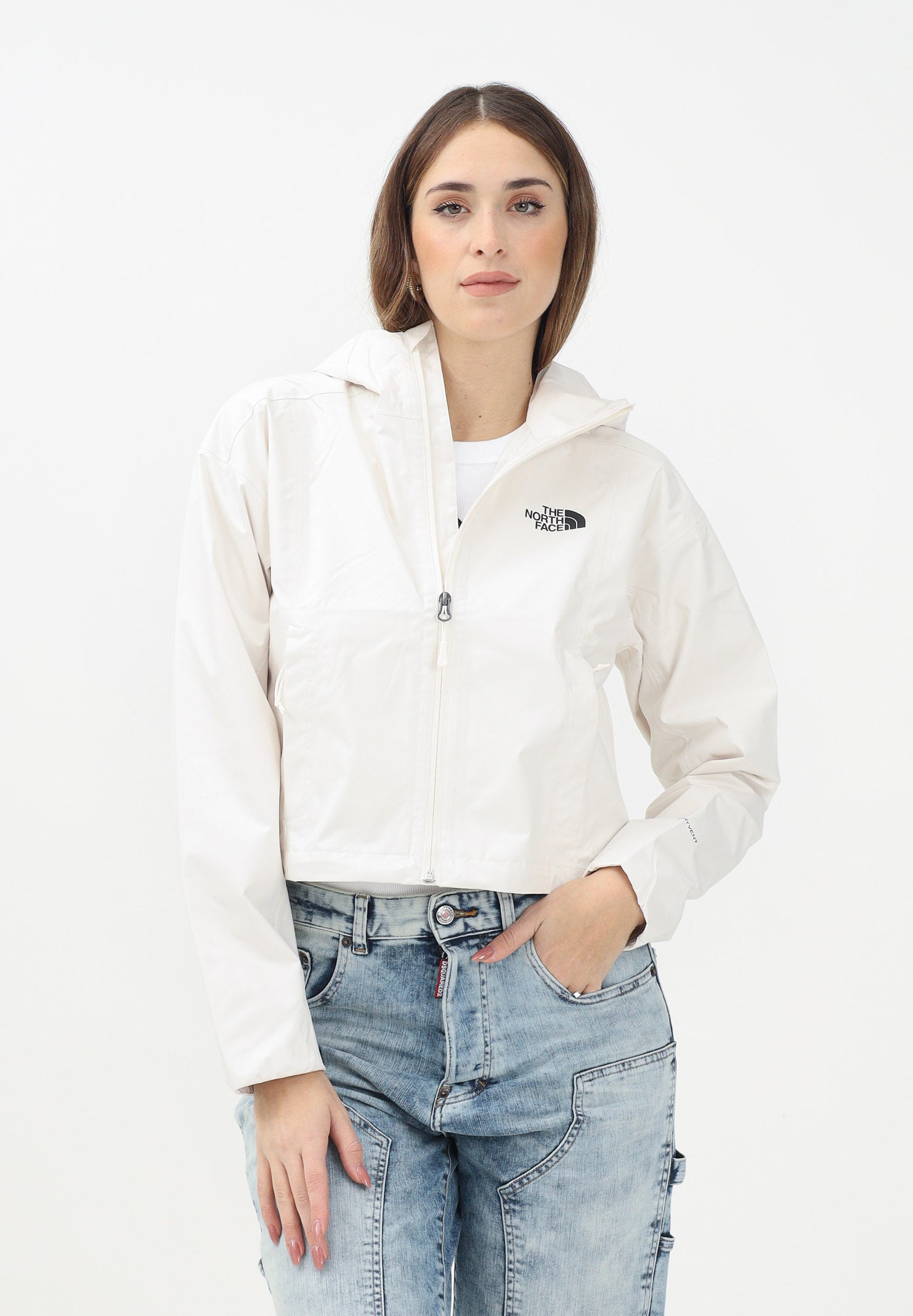 THE NORTH FACE Giacca a vento Quest panna da donna NF0A55EPQLI1 . THE NORTH FACE 