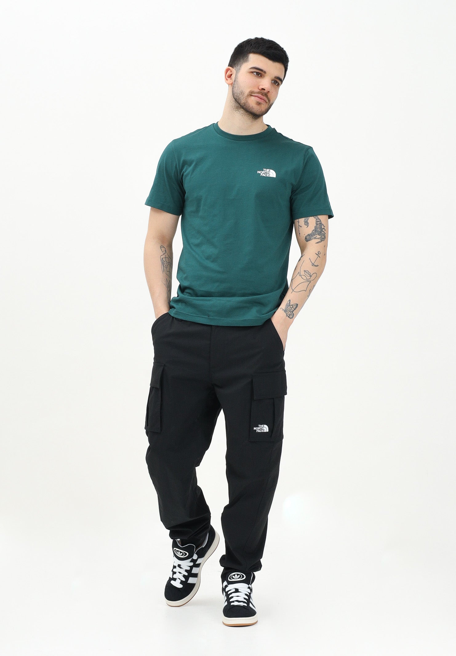 THE NORTH FACE Pantalone cargo Anticline nero da uomo NF0A826J4H01 . THE NORTH FACE 
