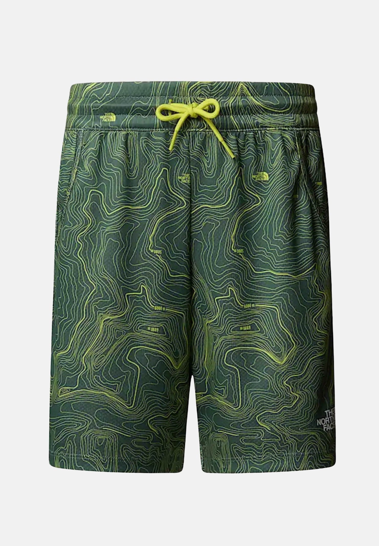 THE NORTH FACE Shorts sportivo Never Stop verde per bambino e bambina NF0A86U464T1 . THE NORTH FACE 