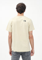 THE NORTH FACE T-shirt a manica corta Simple Dome panna da uomo NF0A87NG3X41 . THE NORTH FACE 