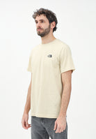 THE NORTH FACE T-shirt a manica corta Simple Dome panna da uomo NF0A87NG3X41 . THE NORTH FACE 