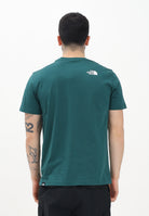 THE NORTH FACE T-shirt a manica corta Simple Dome verde da uomo NF0A87NG6GI1 . THE NORTH FACE 
