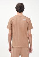 THE NORTH FACE T-shirt a manica corta Simple Dome marrone da uomo NF0A87NG6IH1 . THE NORTH FACE 
