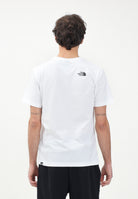THE NORTH FACE T-shirt a manica corta Simple Dome bianca da uomo NF0A87NGFN41 . THE NORTH FACE 
