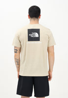 THE NORTH FACE T-shirt a manica corta NSE Reflective Box beige da uomo NF0A87NP3X41 . THE NORTH FACE 