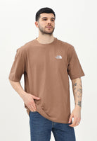 THE NORTH FACE T-shirt a manica corta Simple Dome marrone da uomo NF0A87NR6IH1 . THE NORTH FACE 