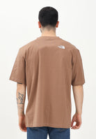 THE NORTH FACE T-shirt a manica corta Simple Dome marrone da uomo NF0A87NR6IH1 . THE NORTH FACE 