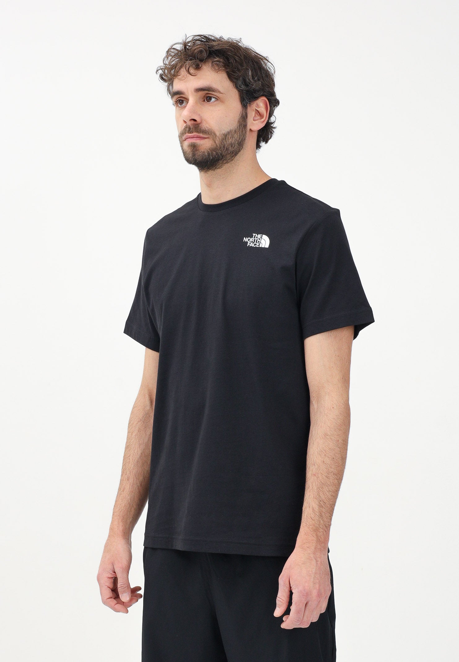 THE NORTH FACE T-shirt a manica corta Vertical nera da uomo NF0A89FPJK31 . THE NORTH FACE 