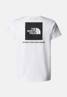 THE NORTH FACE T-shirt a manica corta Redbox bianca per bambino e bambina NF0A89VTFN41 . THE NORTH FACE 