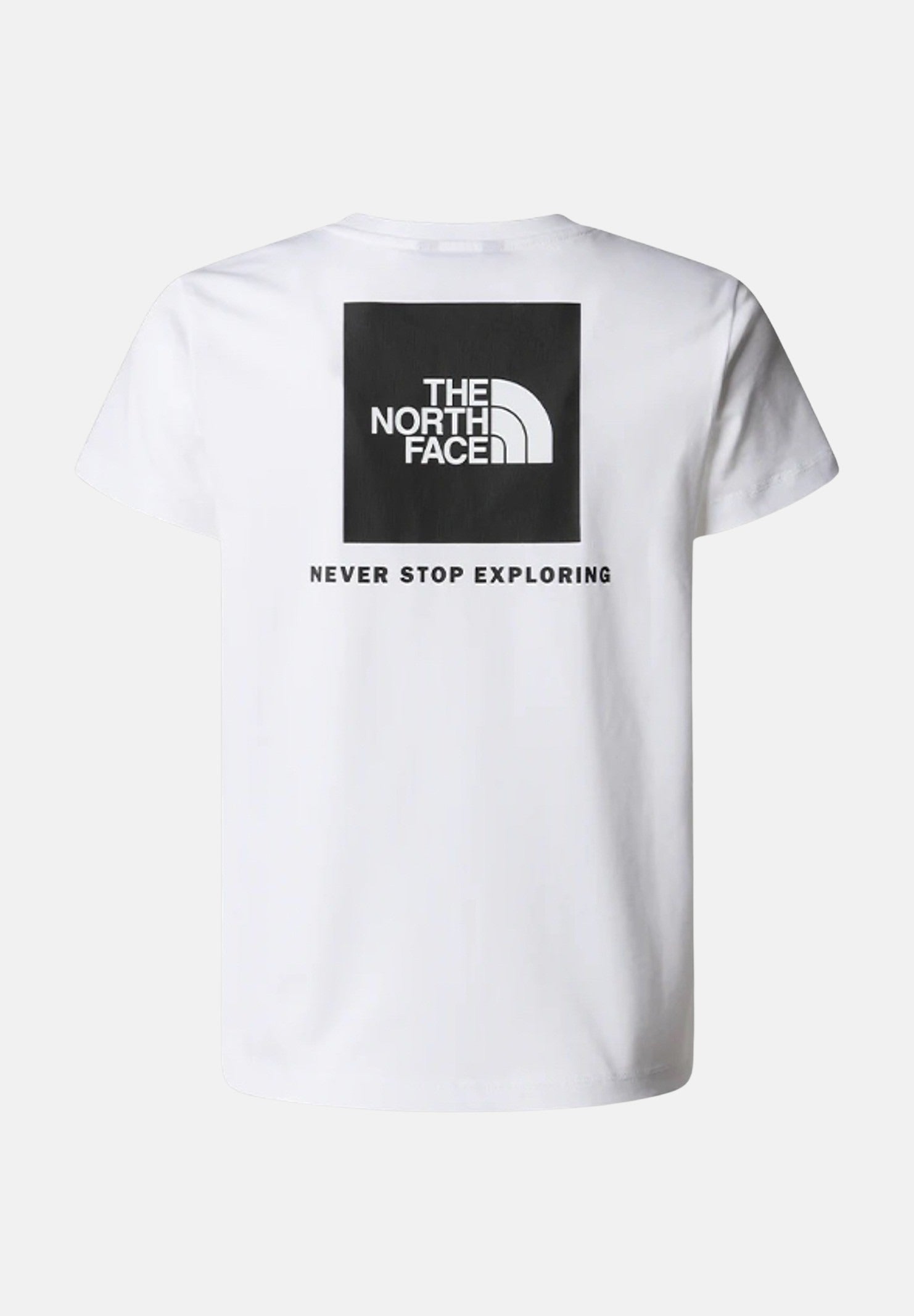 THE NORTH FACE T-shirt a manica corta Redbox bianca per bambino e bambina NF0A89VTFN41 . THE NORTH FACE 