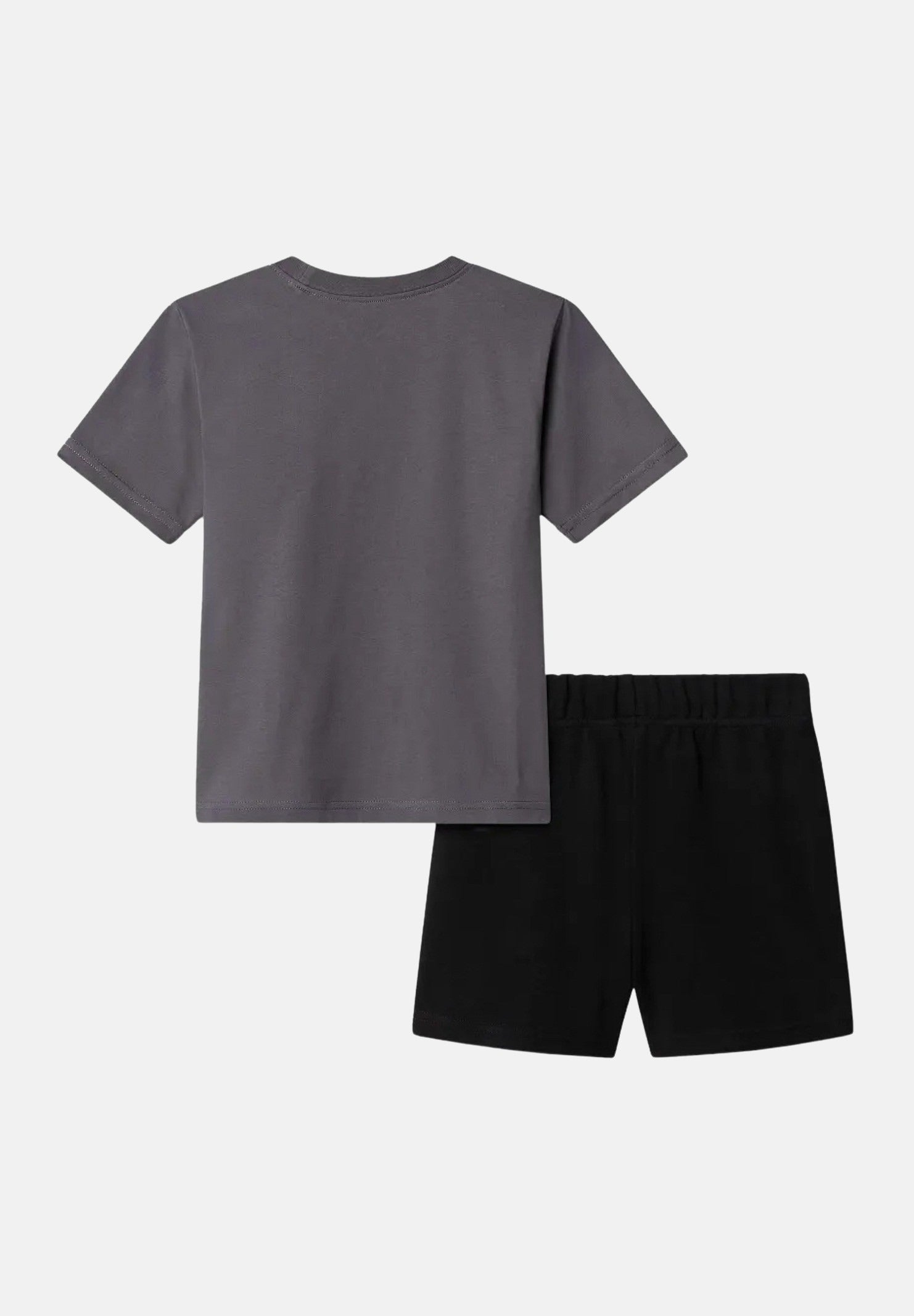 THE NORTH FACE Completino Cotton Summer nero e grigo per bambino e bambina NF0A8ANURPI1 . THE NORTH FACE 