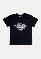 THE NORTH FACE T-shirt a manica corta Graphic Relaxed nera da bambina NF0A8AXFJK31 . THE NORTH FACE 