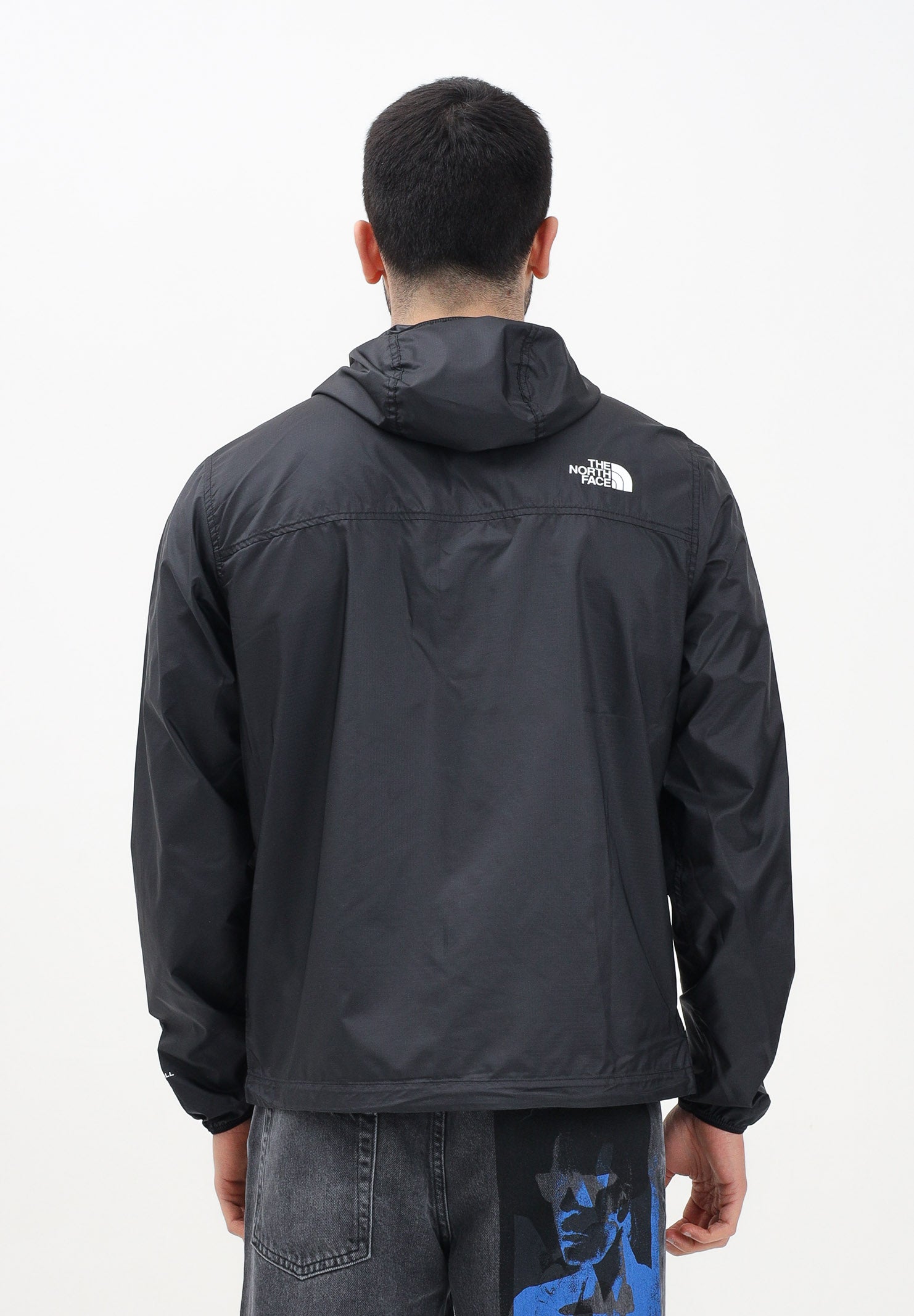 THE NORTH FACE Giacca a vento Cyclone nera da uomo NF0A8B64JK31 . THE NORTH FACE 
