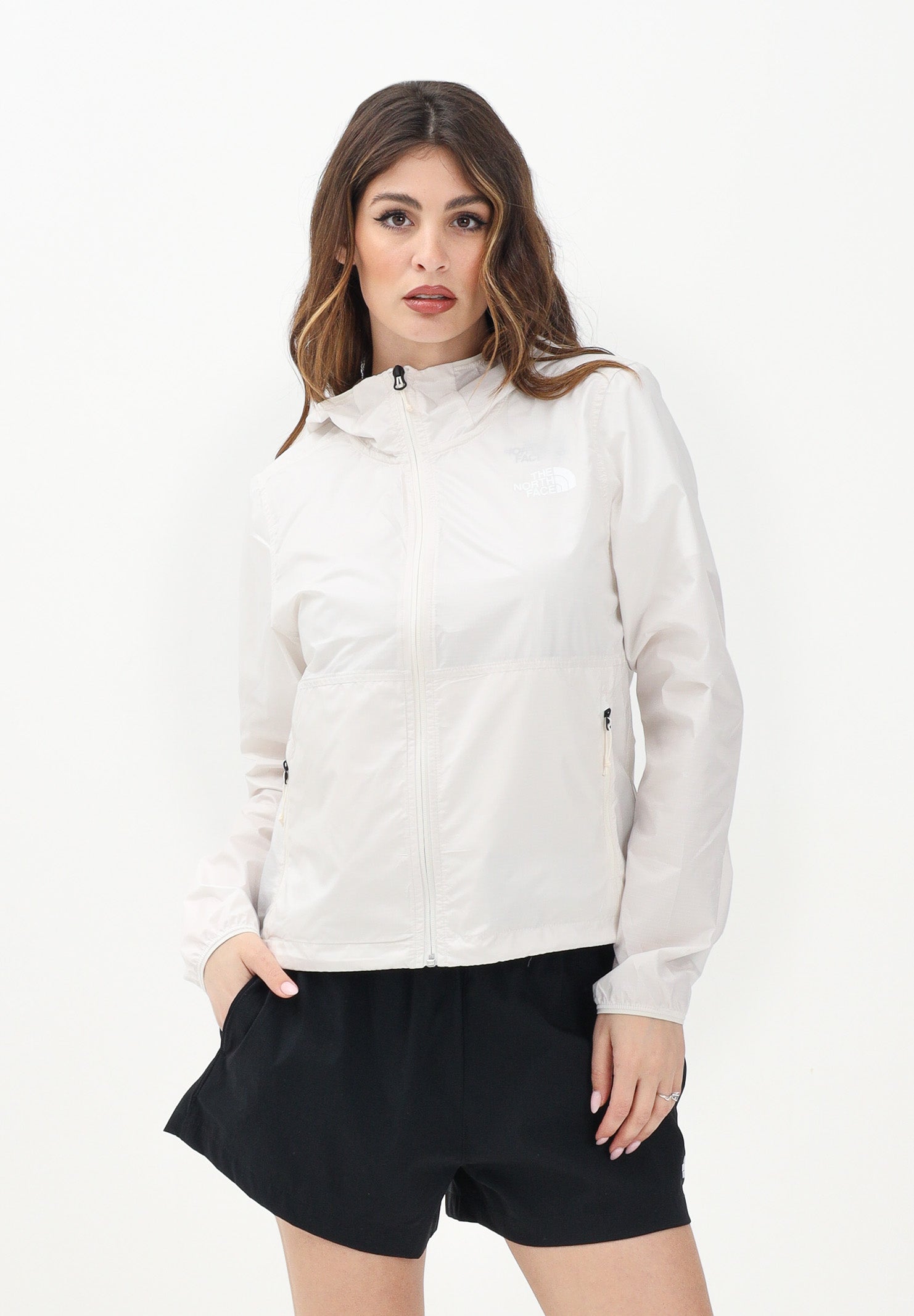 THE NORTH FACE Giacca a vento Cyclone panna da donna NF0A8B6GQLI1 . THE NORTH FACE 