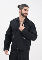 THE NORTH FACE Giubbotto di jeans Cedar Canvas in denim nero da uomo NF0A8B72JK31 . THE NORTH FACE 