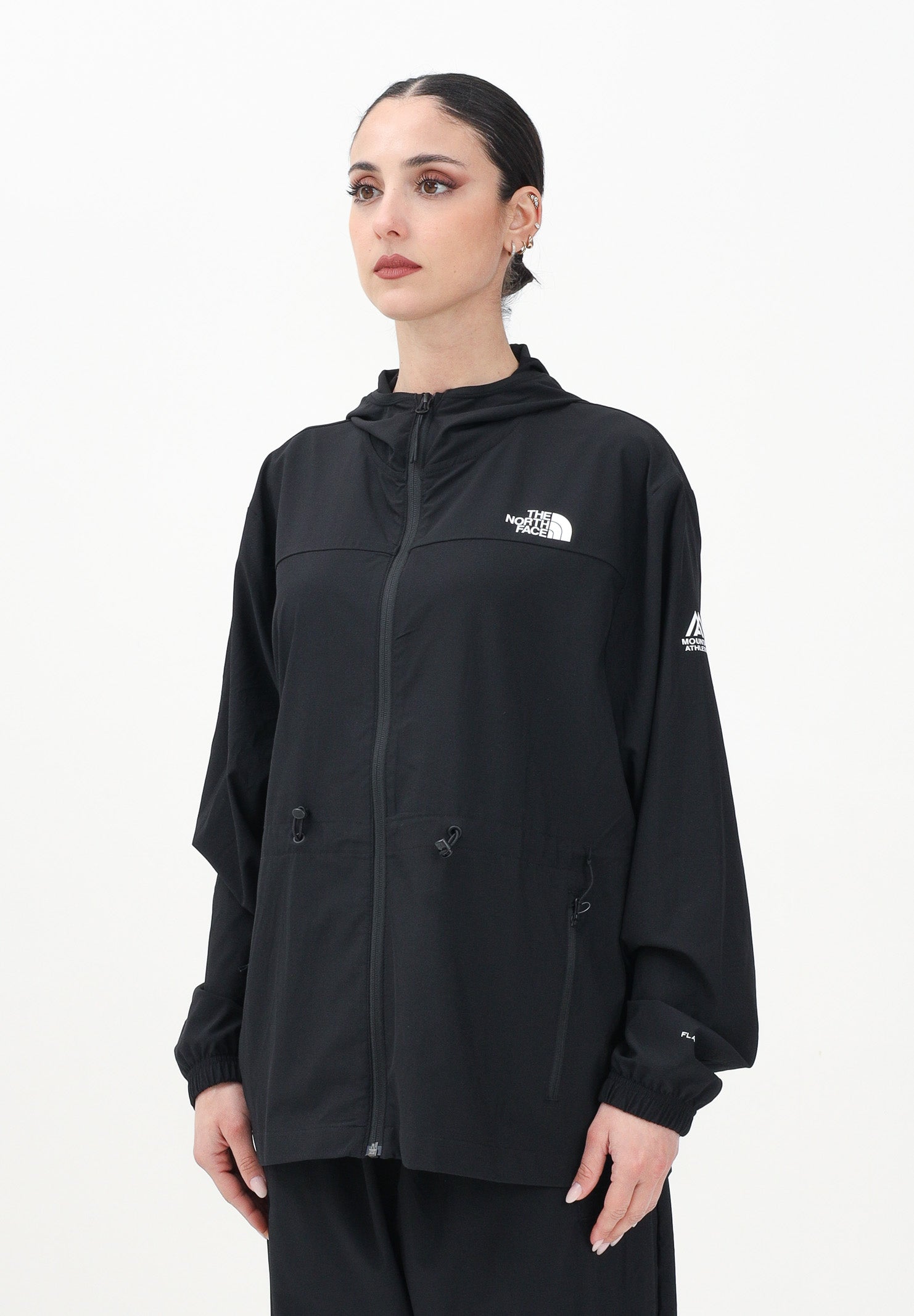 THE NORTH FACE Giacca a vento Mountain Athletics nera da donna NF0A8BFQJK31 . THE NORTH FACE 