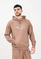 THE NORTH FACE Felpa con cappuccio Drew Peak Light marrone da uomo NF0A8C1BAR41 . THE NORTH FACE 