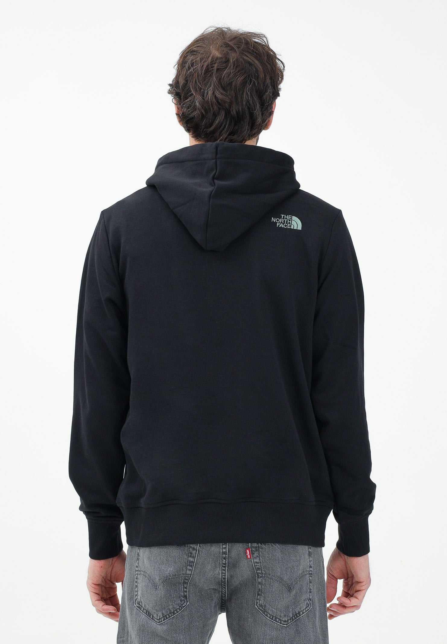 THE NORTH FACE Felpa con cappuccio Drew Peak Light nera da uomo NF0A8C1BASW1 . THE NORTH FACE 