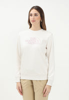 THE NORTH FACE Felpa girocollo Drew Peak Light panna da donna NF0A8C1EATW1 . THE NORTH FACE 