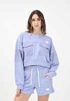 THE NORTH FACE Felpa girocollo Terry Oversized lilla da donna NF0A8C2C0VI1 . THE NORTH FACE 