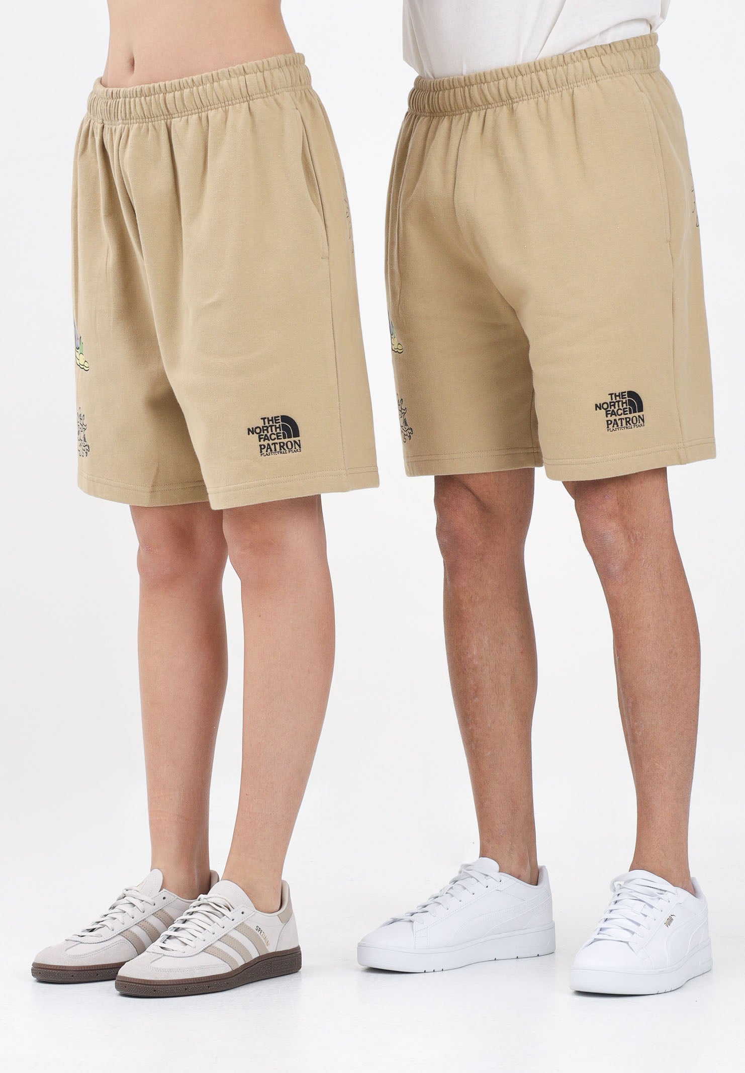 THE NORTH FACE Shorts Mountain Cleanup Relaxed beige per uomo e donna NF0A8C2XLK51 . THE NORTH FACE 