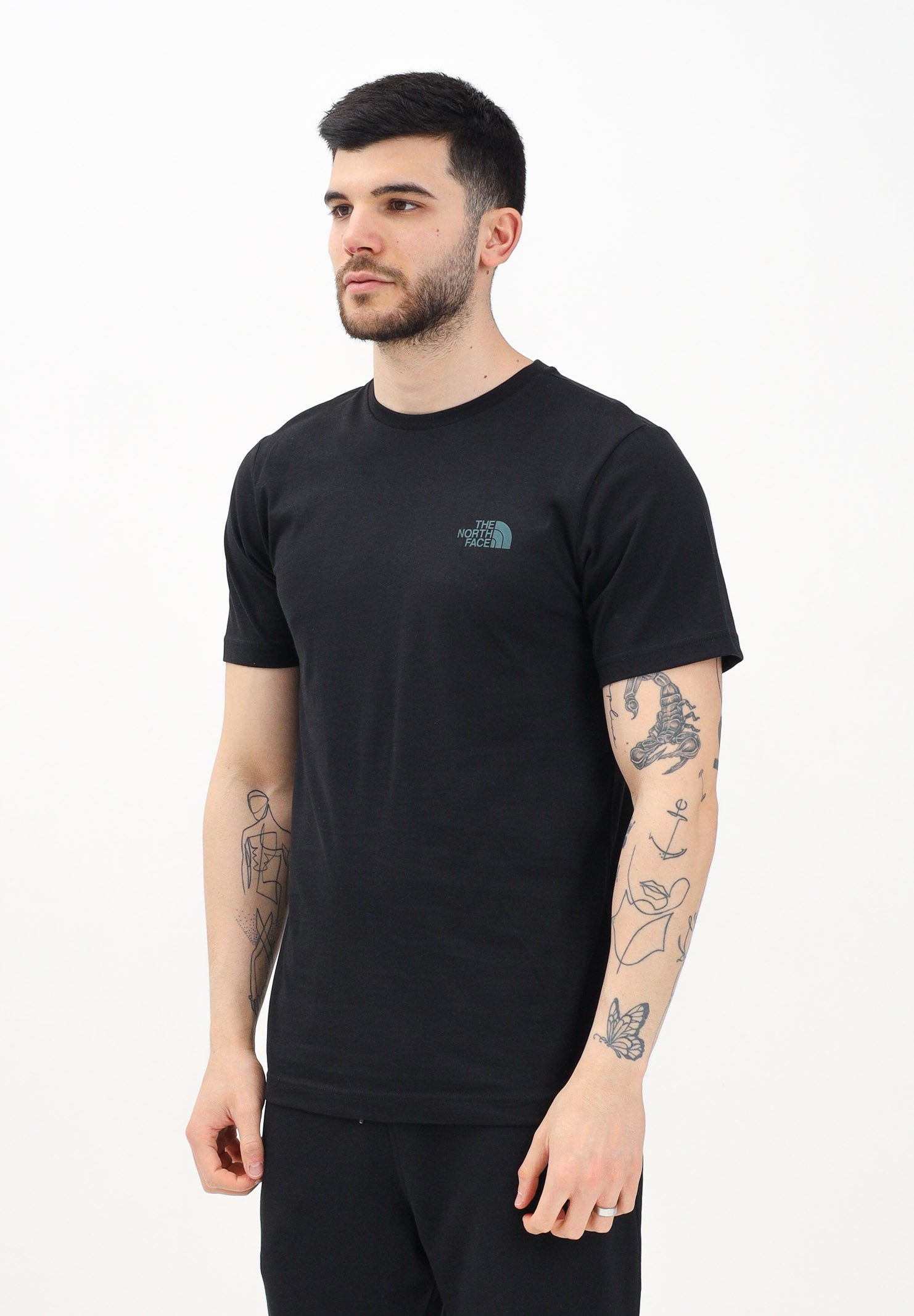 THE NORTH FACE T-shirt a manica corta NSE Box nera da uomo NF0A8C4U9431 . THE NORTH FACE 