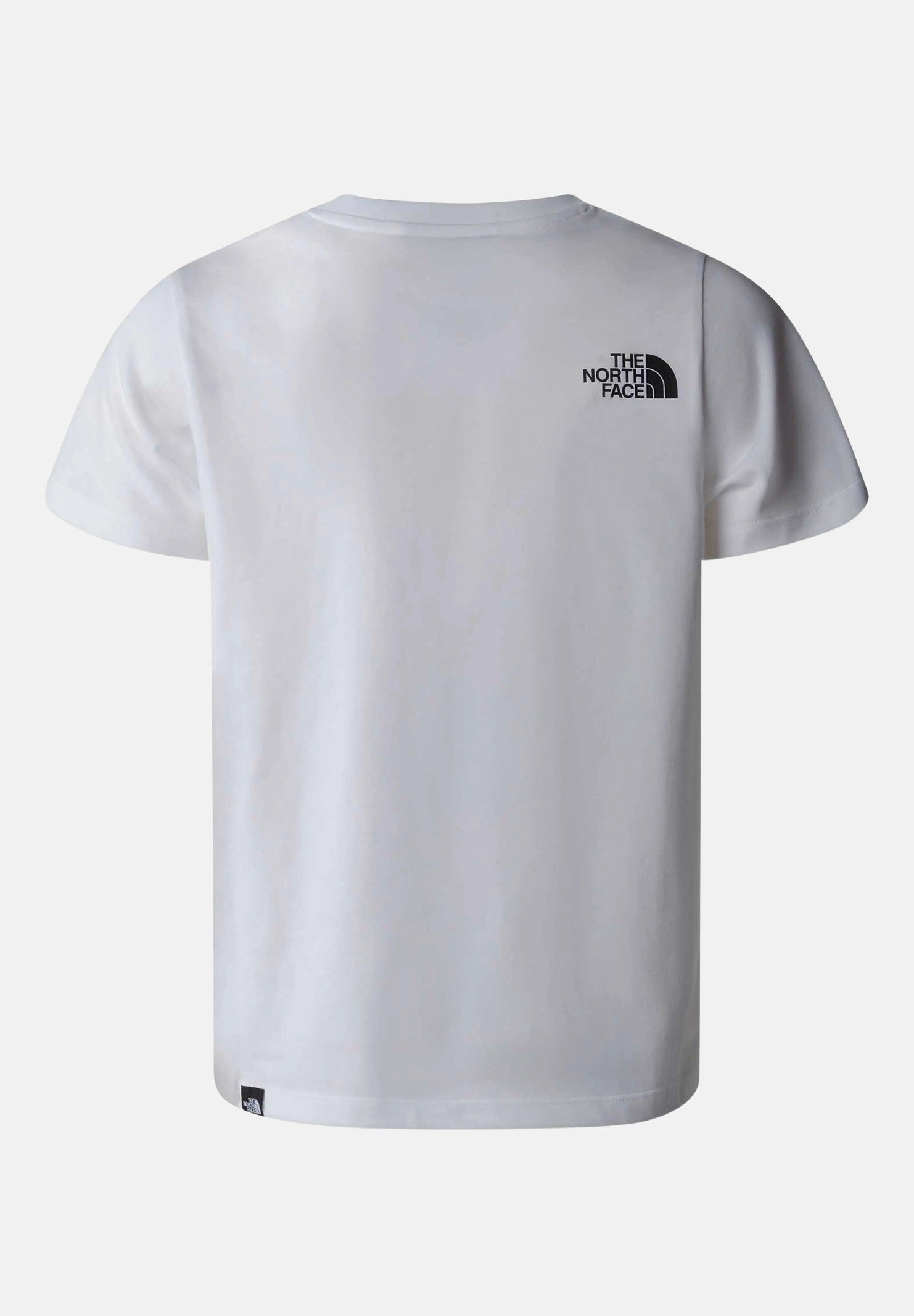 THE NORTH FACE T-shirt a manica corta Simple Dome bianca per bambino e bambina NF0A8DRPFN41 . THE NORTH FACE 