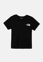 THE NORTH FACE T-shirt a manica corta Simple Dome nera per bambino e bambina NF0A8DRPJK31 . THE NORTH FACE 