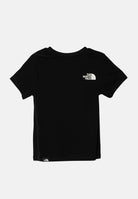 THE NORTH FACE T-shirt a manica corta Simple Dome nera per bambino e bambina NF0A8DRPJK31 . THE NORTH FACE 
