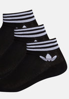 ADIDAS ORIGINALS Calzini (3 paia) Trefoil neri per uomo e donna EE1151 . ADIDAS ORIGINALS 