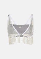 ADIDAS ORIGINALS Top SUNSET RHYTHMS grigio e bianco da donna HZ1005 . ADIDAS ORIGINALS 