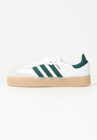 ADIDAS ORIGINALS Sneakers Sambae bianche e verdi da donna ID0440 . ADIDAS ORIGINALS 