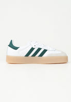 ADIDAS ORIGINALS Sneakers Sambae bianche e verdi da donna ID0440 . ADIDAS ORIGINALS 