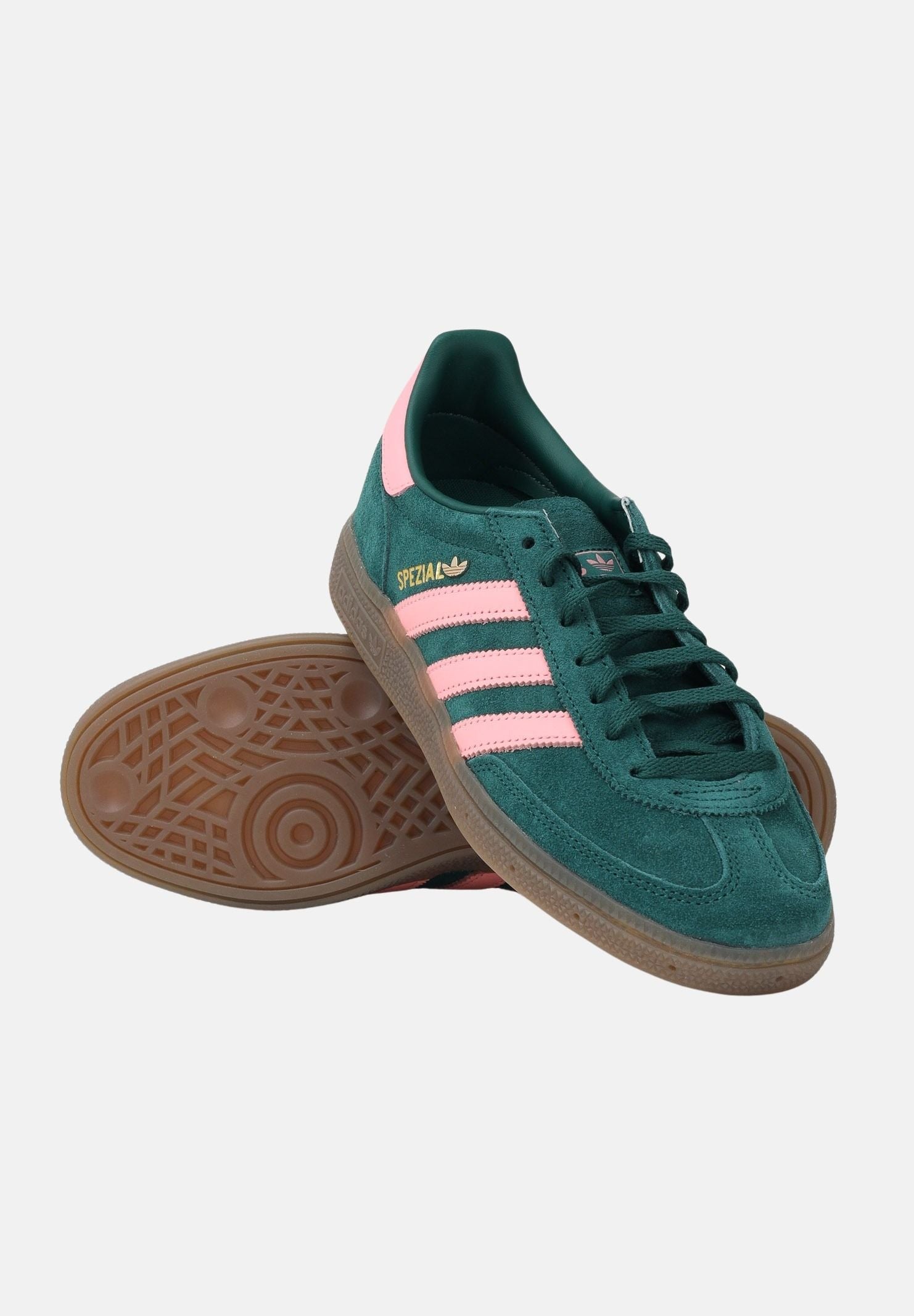 ADIDAS ORIGINALS Sneakers HANDBALL SPEZIAL verde e rosa da donna IH1496 . ADIDAS ORIGINALS 