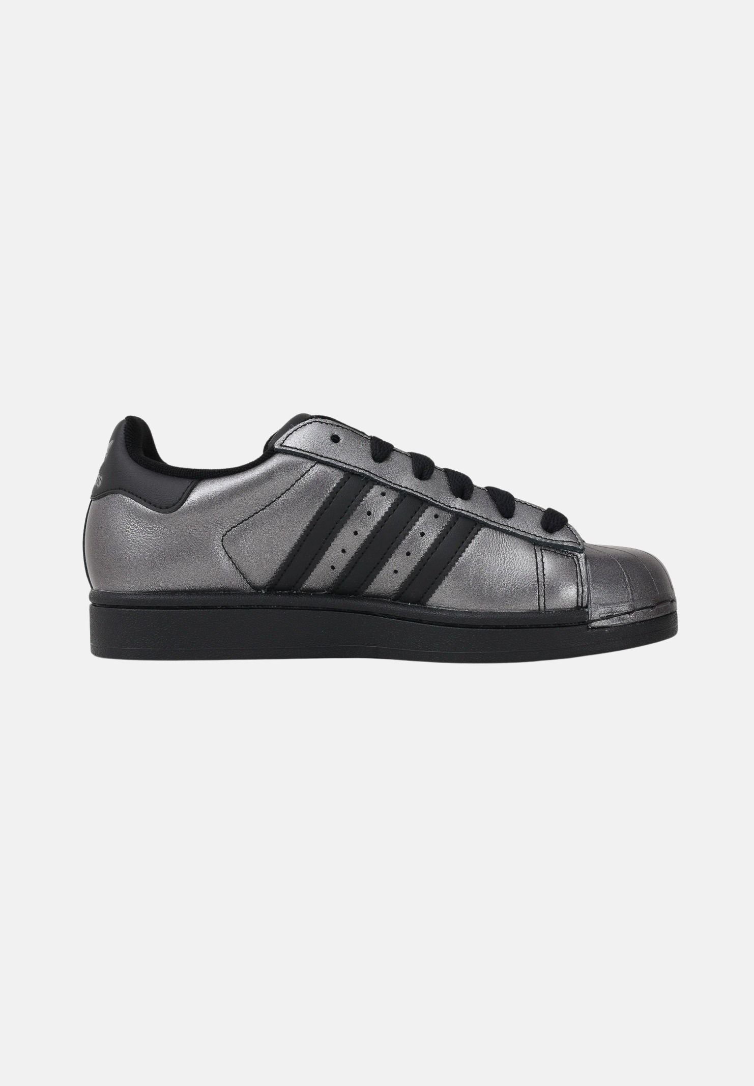 ADIDAS ORIGINALS Sneakers SUPERSTAR II argento e nere per uomo e donna IH1598 . ADIDAS ORIGINALS 