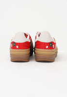 ADIDAS ORIGINALS Sneakers Gazelle Bold x Liberty London rosse da donna IH1921 . ADIDAS ORIGINALS 