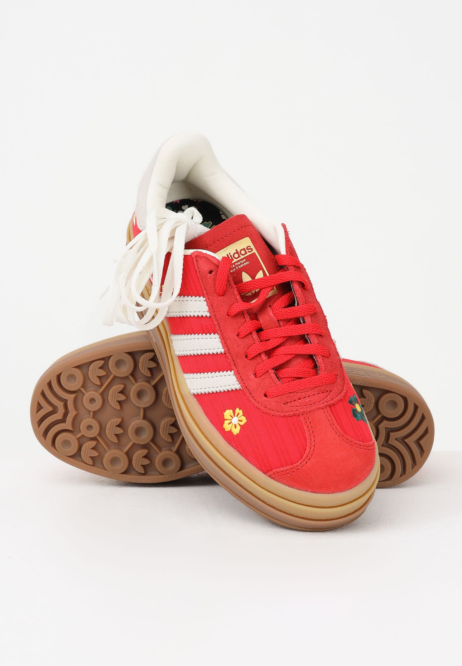 ADIDAS ORIGINALS Sneakers Gazelle Bold x Liberty London rosse da donna IH1921 . ADIDAS ORIGINALS 