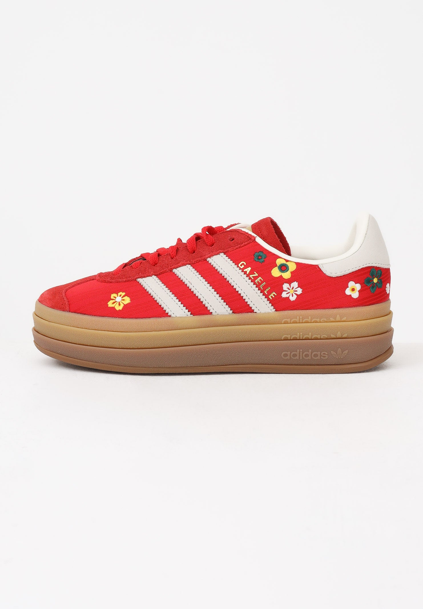 ADIDAS ORIGINALS Sneakers Gazelle Bold x Liberty London rosse da donna IH1921 . ADIDAS ORIGINALS 