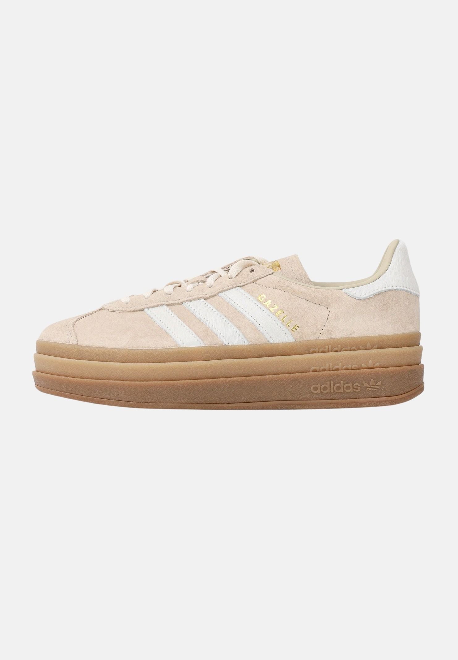 ADIDAS ORIGINALS Sneakers GAZELLE BOLD beige da donna IH4201 . ADIDAS ORIGINALS 