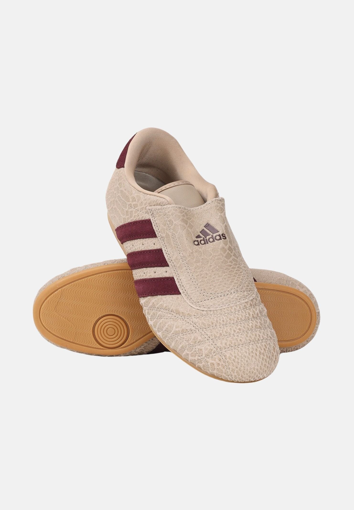 ADIDAS ORIGINALS Sneakers TAEKWONDO beige e bordeaux per uomo e donna IH4446 . ADIDAS ORIGINALS 