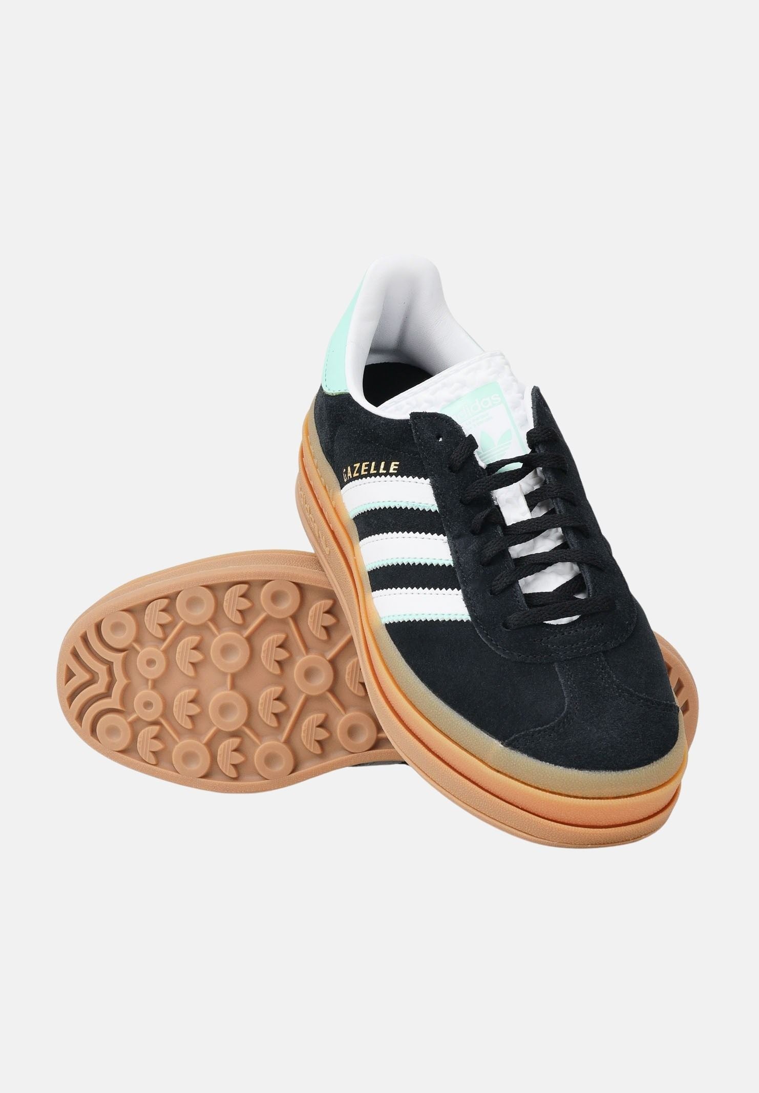 ADIDAS ORIGINALS Sneakers GAZELLE BOLD nere da donna IH6456 . ADIDAS ORIGINALS 
