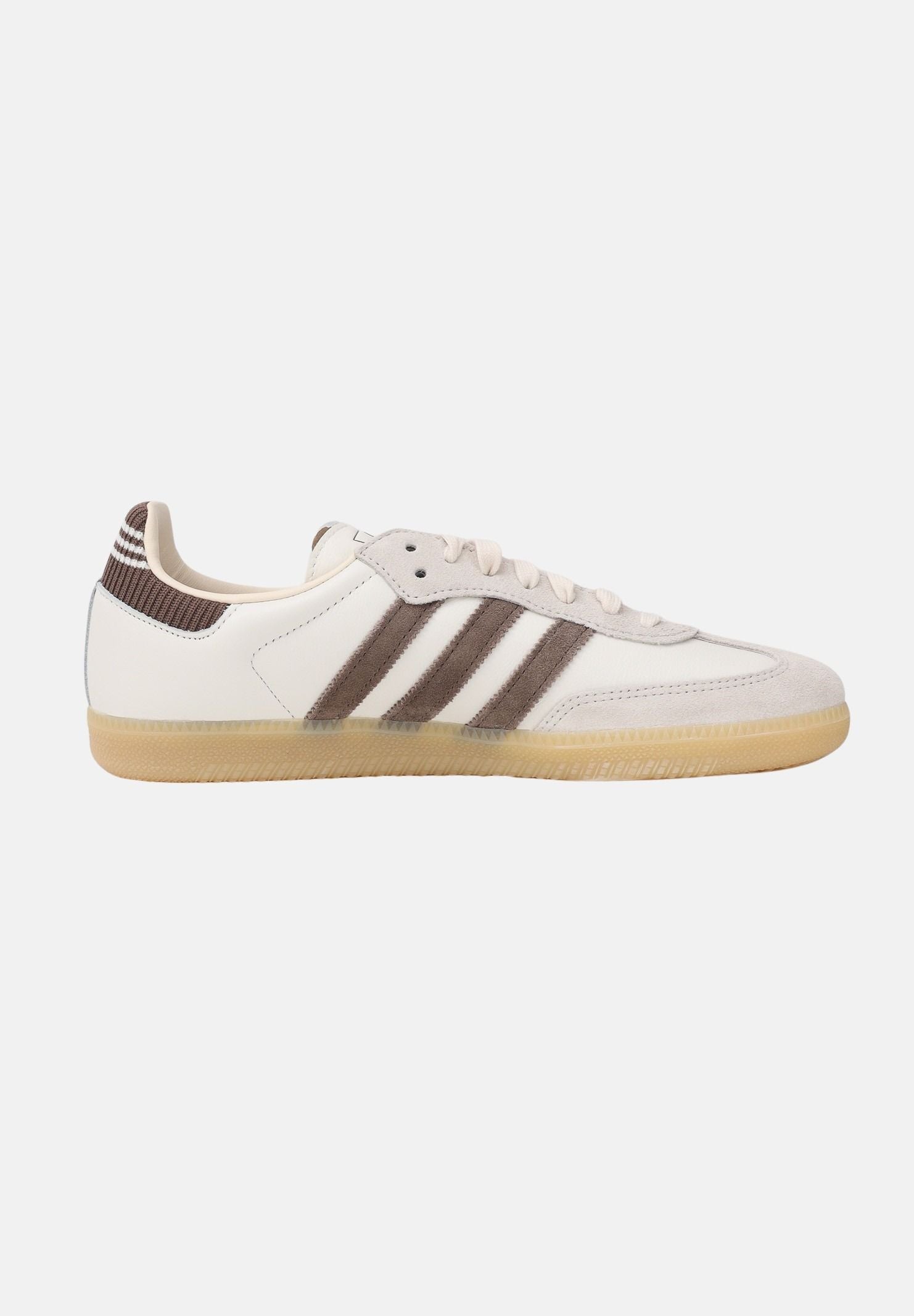 ADIDAS ORIGINALS Sneakers SAMBA OG panna e marrone da uomo IH6845 . ADIDAS ORIGINALS 