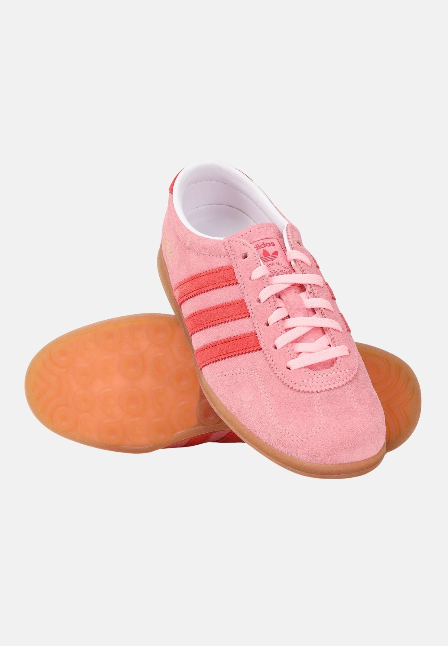 ADIDAS ORIGINALS Sneakers GAZELLE LO PRO rosa e rosse da donna IH6945 . ADIDAS ORIGINALS 