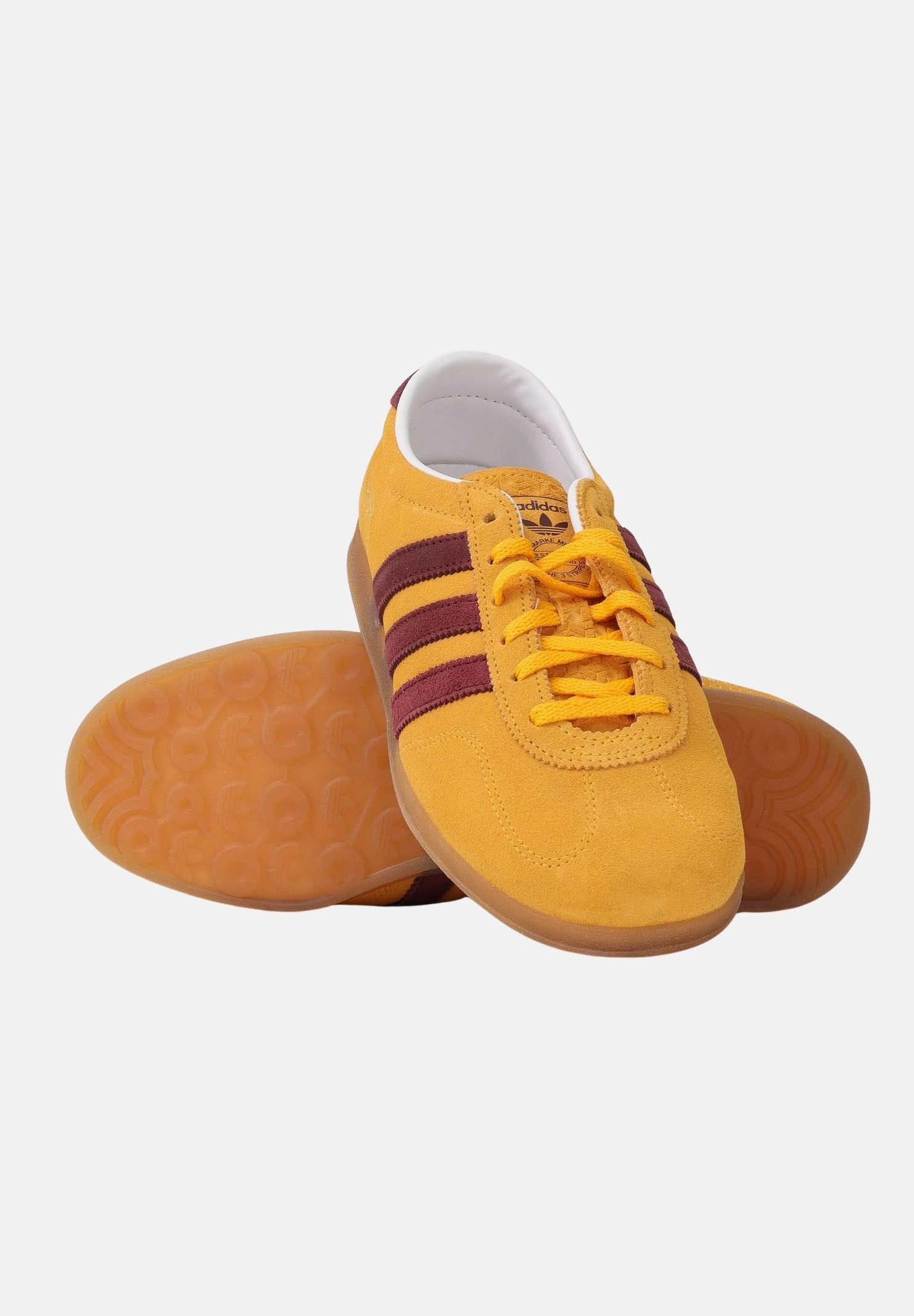 ADIDAS ORIGINALS Sneakers GAZELLE LO PRO gialla e bordeaux per uomo e donna IH6946 . ADIDAS ORIGINALS 