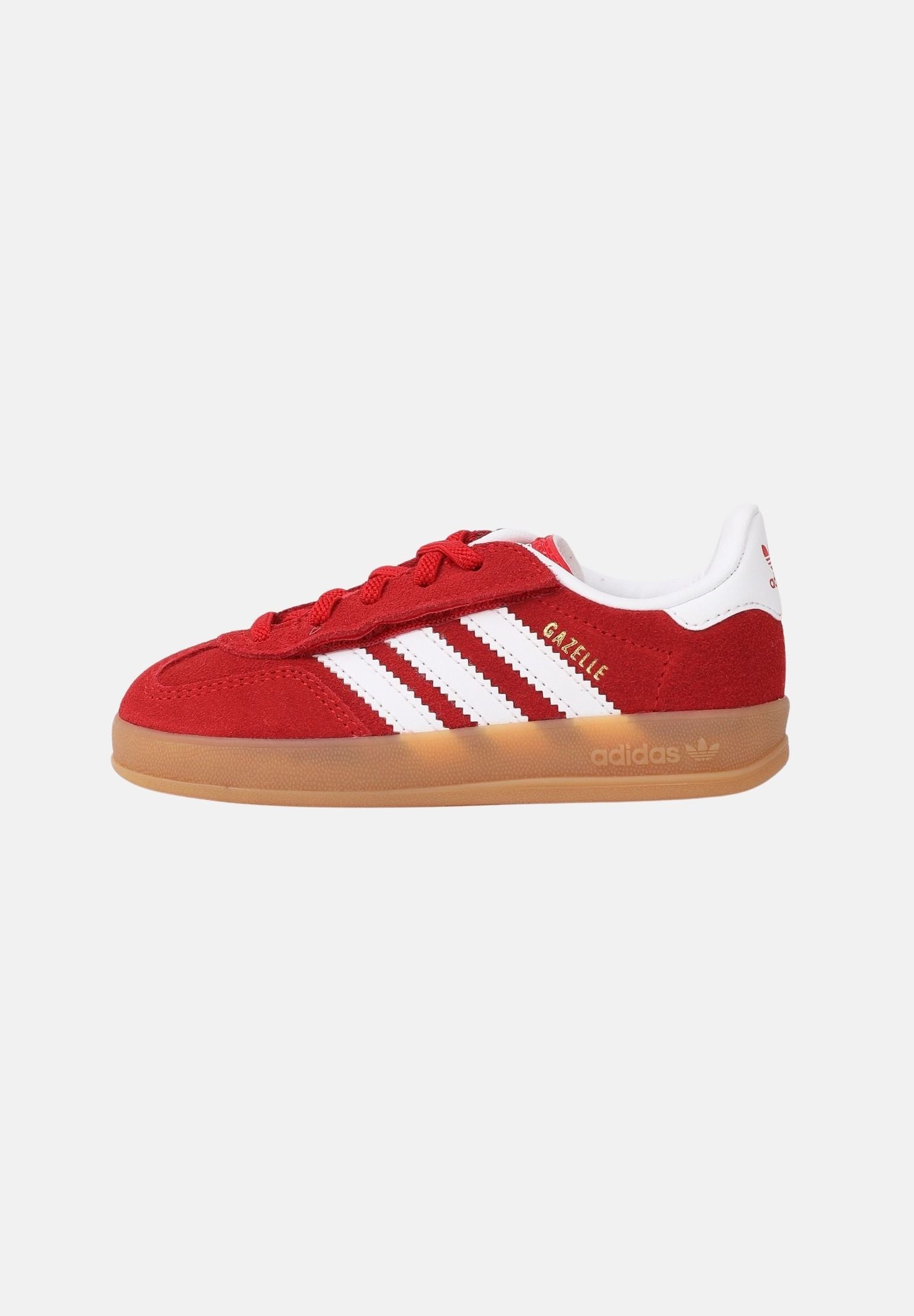 ADIDAS ORIGINALS Sneakers GAZELLE INDOOR rosse da neonato IH9132 . ADIDAS ORIGINALS 