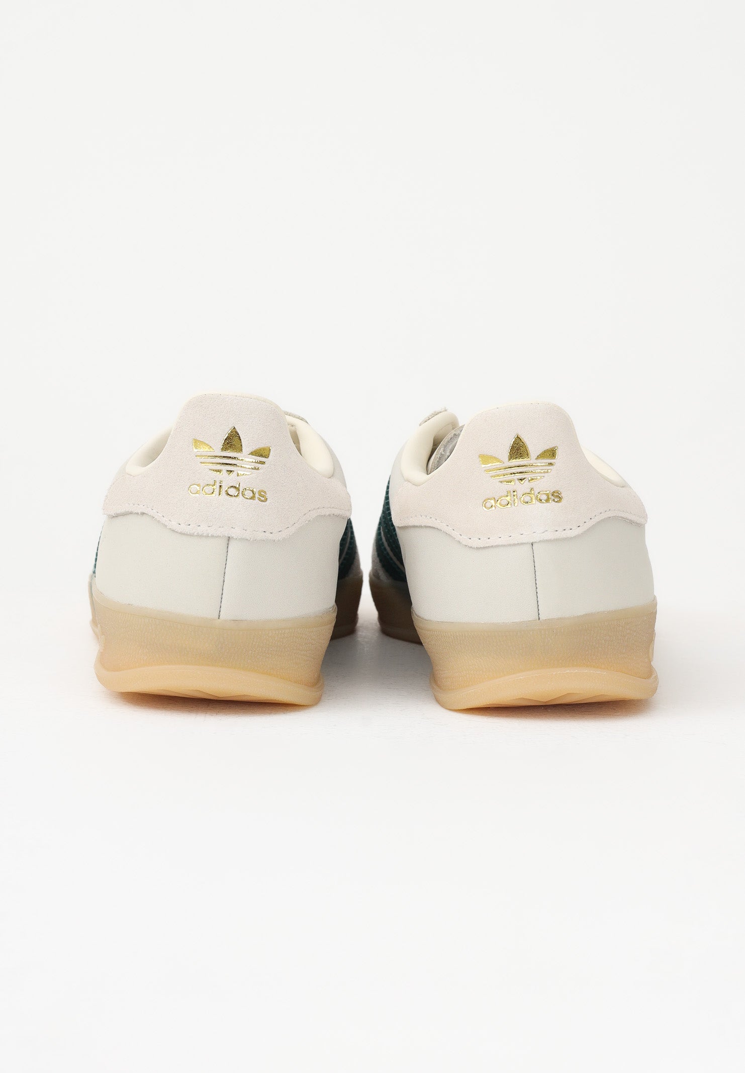 ADIDAS ORIGINALS Sneakers GAZELLE INDOOR AYAKKABI beige e verdi per uomo e donna IH9675 . ADIDAS ORIGINALS 