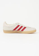 ADIDAS ORIGINALS Sneakers GAZELLE INDOOR AYAKKABI beige e rosse per uomo e donna IH9676 . ADIDAS ORIGINALS 