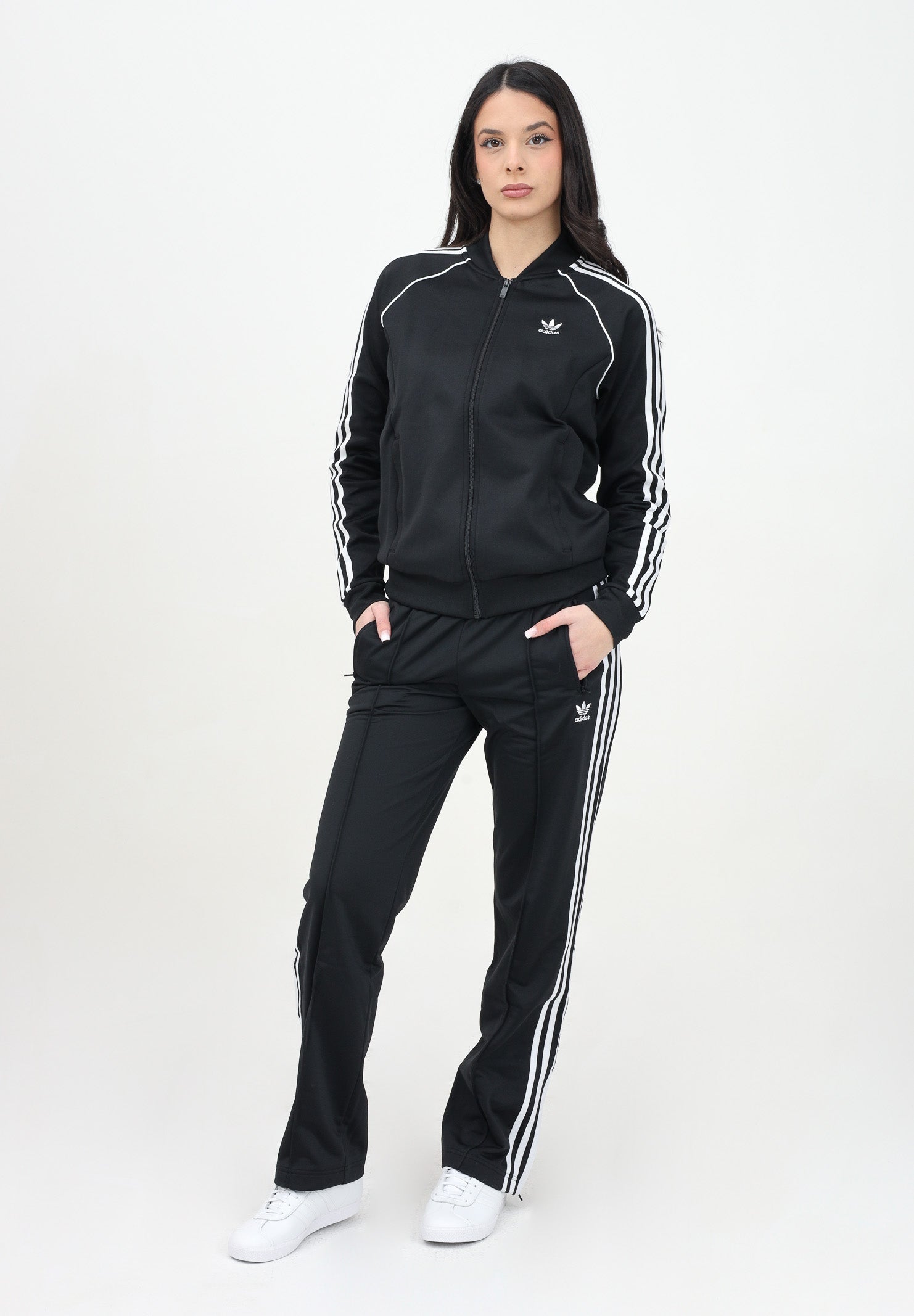 ADIDAS ORIGINALS Pantalone sportivo Adicolor Classics Firebird nero da donna IL8763 . ADIDAS ORIGINALS 