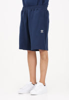 ADIDAS ORIGINALS Shorts sportivo Essentials Trefoil blu da uomo IY8521 . ADIDAS ORIGINALS 